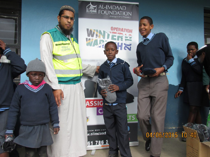 OWW 2015 Launch & Blanket Distribution at Deepdale Primary